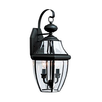 Generation Lighting Lancaster 2-Light 21 Outdoor Wall Light in Black