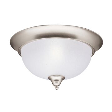 Dover Two Light Flush Mount in Brushed Nickel by Kichler
