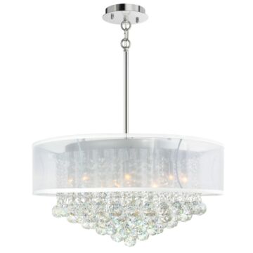 Radiant  Chandelier in Chrome by CWI Lighting