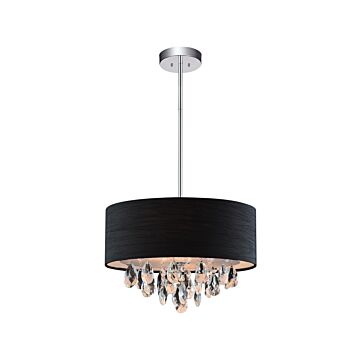 Dash Three Light Chandelier in Chrome by CWI Lighting