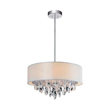 Dash Three Light Chandelier in Chrome by CWI Lighting