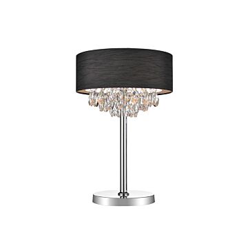 Dash Three Light Table Lamp in Chrome by CWI Lighting