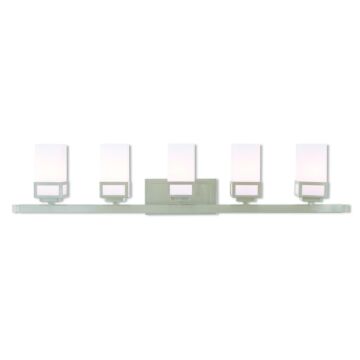 Harding 5-Light Bathroom Vanity Light in Brushed Nickel