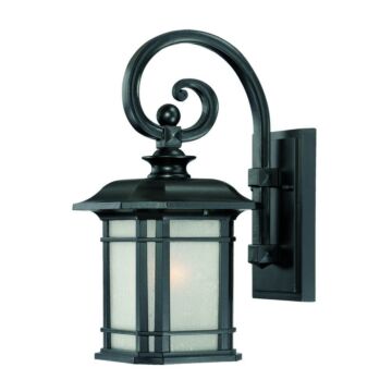 Somerset 1-Light Wall Sconce in Matte Black