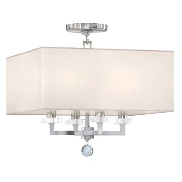 Paxton 4-Light Convertible Drum Chandelier
