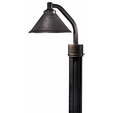 Kirkham One Light Post Mount in Aspen Bronze by Minka Lavery