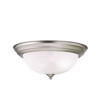 No Family Two Light Flush Mount in Brushed Nickel by Kichler