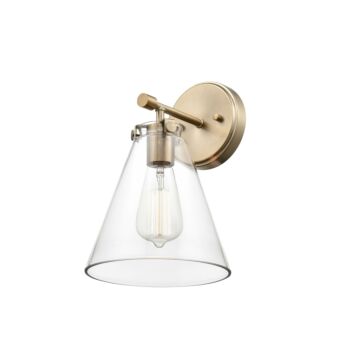 Aliza One Light Wall Sconce in Modern Gold by Millennium