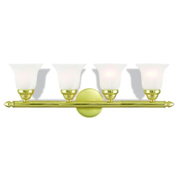Rivera 4-Light Bathroom Vanity Light in Polished Brass