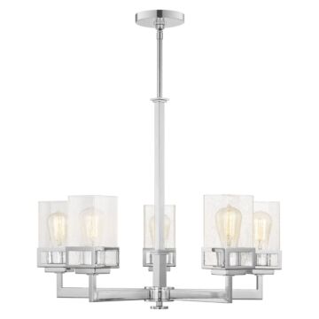 Harding 5-Light Chandelier in Polished Chrome