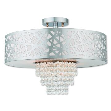 Allendale 4-Light Ceiling Mount in Polished Chrome