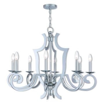Aldrich 8-Light Chandelier in Polished Chrome