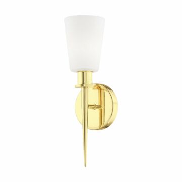 Witten 1-Light Wall Sconce in Polished Brass