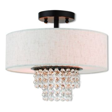 Carlisle 2-Light Ceiling Mount in English Bronze