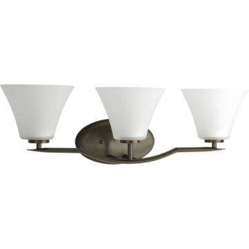 Bravo 3-Light Bathroom Vanity Light Bracket in Antique Bronze