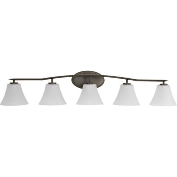 Bravo 5-Light Bathroom Vanity Light Bracket in Antique Bronze