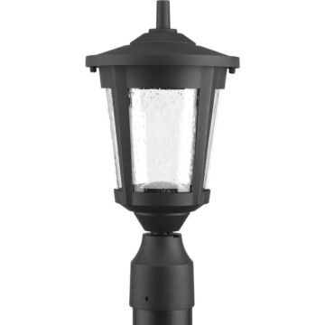 East Haven LED 1-Light LED Post Lantern in Black