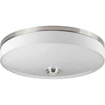Weaver LED 2-Light LED Flush Mount in Brushed Nickel
