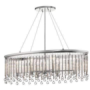 Piper Six Light Pendant in Chrome by Kichler