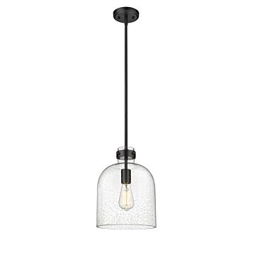 Z-Lite Pearson 1-Light Pendant Light In Matte Black