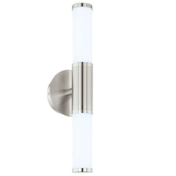 Palmera 1 2-Light LED Vanity Light in Satin Nickel
