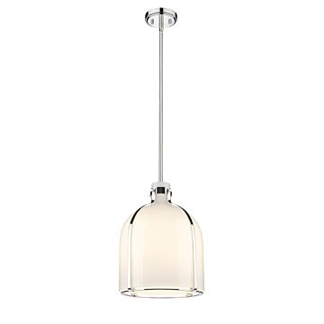 Z-Lite Pearson 1-Light Pendant Light In Polished Nickel