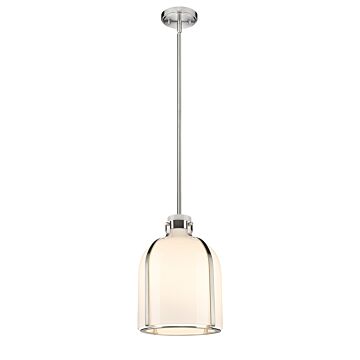 Z-Lite Pearson 1-Light Pendant Light In Brushed Nickel