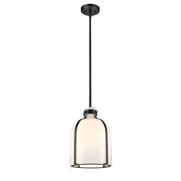 Z-Lite Pearson 1-Light Pendant Light In Matte Black
