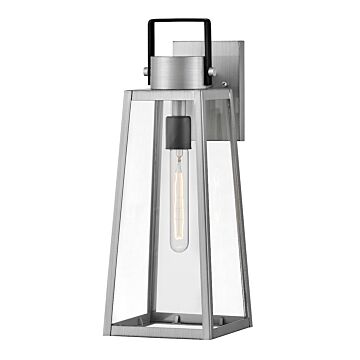Lark Hugh Outdoor Wall Light in Antique Brushed Aluminum