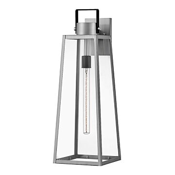 Lark Hugh Outdoor Wall Light in Antique Brushed Aluminum
