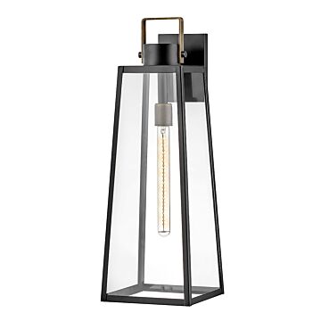 Lark Hugh Outdoor Wall Light in Black