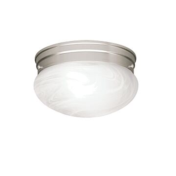 Ceiling Space Two Light Flush Mount in Brushed Nickel by Kichler