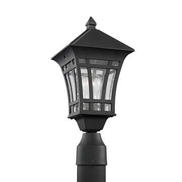 Generation Lighting Herrington 17 Outdoor Post Light in Black