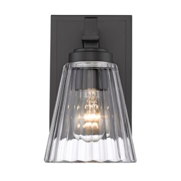 Lyna 1-Light Wall Sconce in Matte Black
