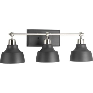 Bramlett 3-Light Bathroom Vanity Light in Brushed Nickel