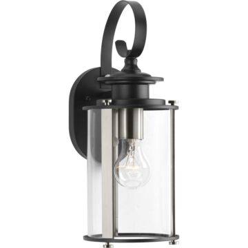 Squire 1-Light Wall Lantern in Black
