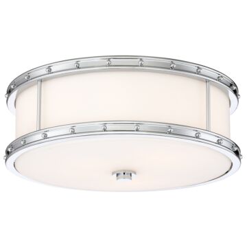 Minka Lavery Rivets LED Ceiling Light in Chrome