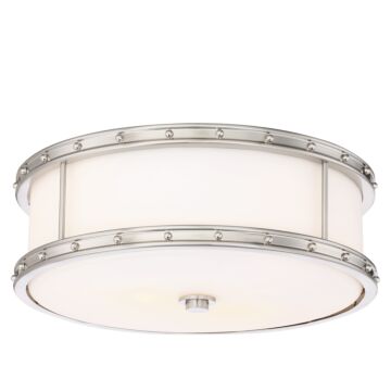 Minka Lavery Rivets LED Ceiling Light in Brushed Nickel