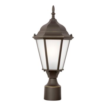 Bakersville 1-Light Outdoor Post Lantern in Antique Bronze
