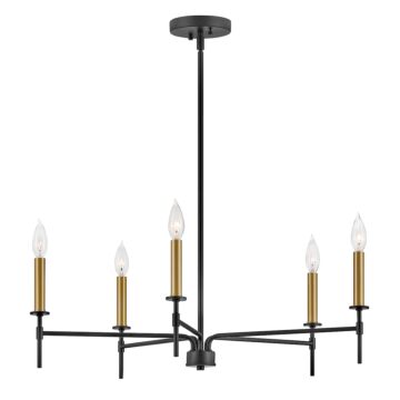 Lark Hux Chandelier in Black