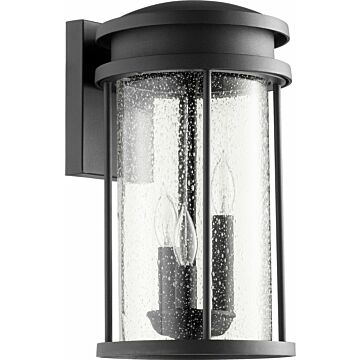 Hadley Three Light Wall Mount in Textured Black by Quorum International