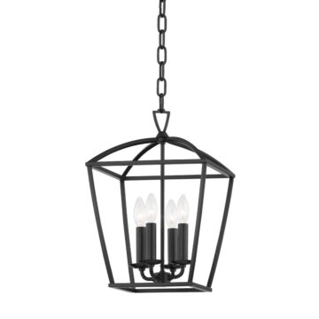 Bryant Four Light Pendant in Aged Iron by Hudson Valley