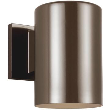 Outdoor Cylinders LED Outdoor Wall Lantern in Bronze by Visual Comfort Studio