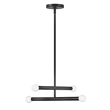 Lark Millie 4 Light Pendant Light in Black