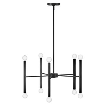 Lark Millie 2 Light Chandelier in Black