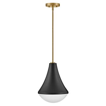 Haddie 1-Light LED Pendant in Black