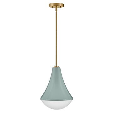 Haddie 1-Light LED Pendant in Seafoam