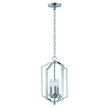 Provident Three Light Chandelier in Satin Nickel by Maxim