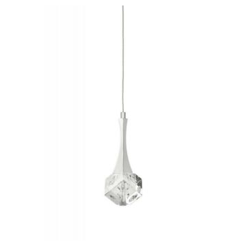 Elan Rockne 4.25 Inch LED Crystal Mini Pendant in Chrome