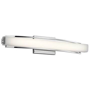 Elan Rowan 25.25 Inch LED Bathroom Vanity Light in Chrome